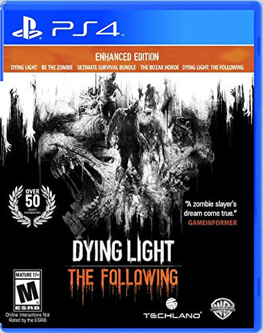 WARNER HOME VIDEO GAMES Dying Light The Following Enhanced Edition PS4