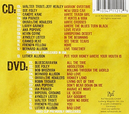 Where Blues Crosses Over: 12 Years of Ruf Records Anthology (CD/DVD COMBO) [Audio CD] RUF RECORDS ARTISTS