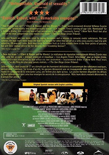 Y Tu Mama Tambien (Unrated Version) [DVD]