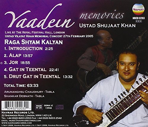 Yaadein [Audio CD] Khan, Ustad Shujaat