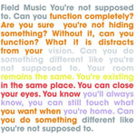 You're Not Supposed to [Vinyl] FIELD MUSIC